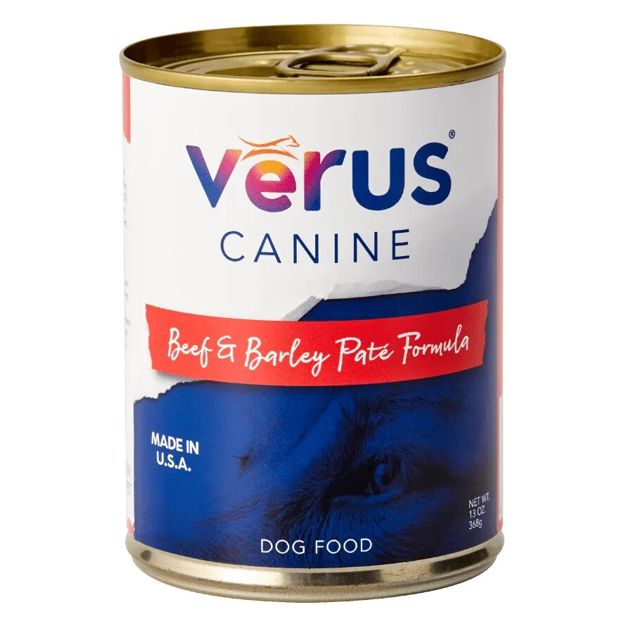Verus Canine Beef & Barley Paté Formula Wet Dog Food