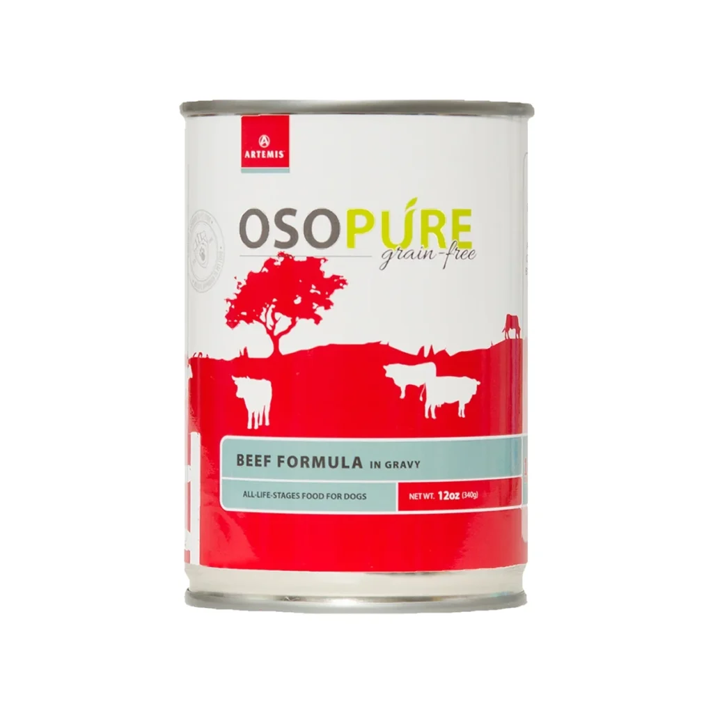 Artemis Osopure Grain Free Beef Formula (12 pack) Wet Dog Food