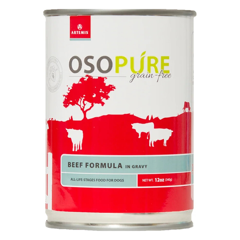 Artemis Osopure Grain Free Beef Formula Wet Dog Food