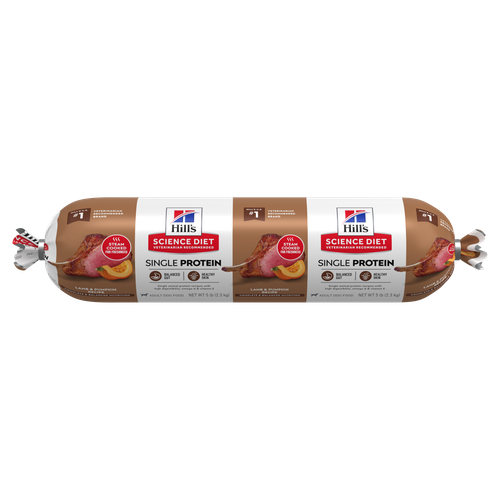 Hill’s Hill’s Science Diet Single Protein Adult Single Protein Lamb & Pumpkin Recipe Fresh Roll Wet Dog Food