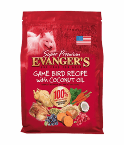 Evanger’s Super Premium New! Gamebird Recipe with Coconut Oil for Dogs - Dry Dog Food