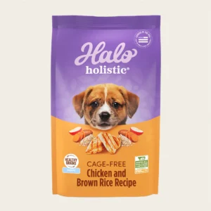 Halo Holistic Cage-Free Chicken & Brown Rice Recipe Dry Puppy Dry Dog Food