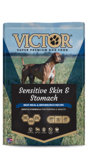 Victor Purpose Sensitive Skin & Stomach Beef Meal & Brown Rice Recipe Dry Dog Food