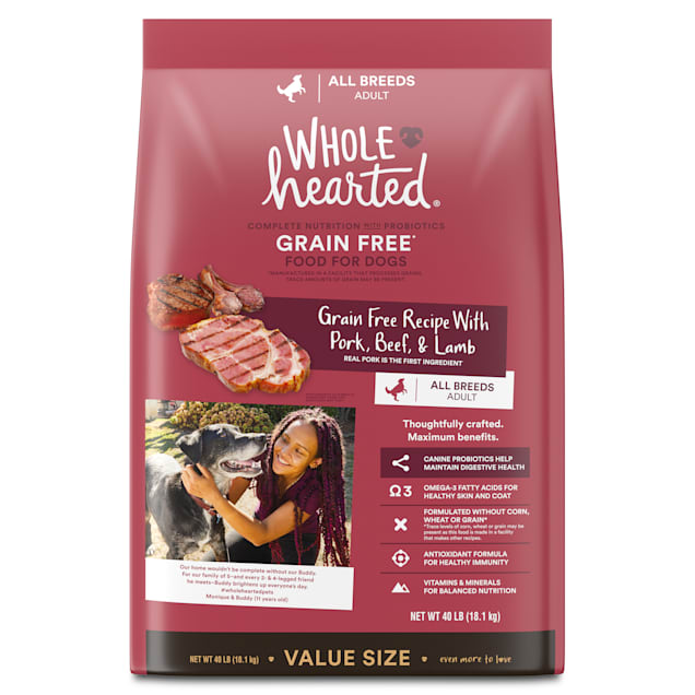 WholeHearted Grain Free Pork, Beef & Lamb Recipe Dry Dog Food