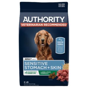 Authority Sensitive Stomach & Skin Adult Dog Dry Food - Lamb & Rice Dry Dog Food