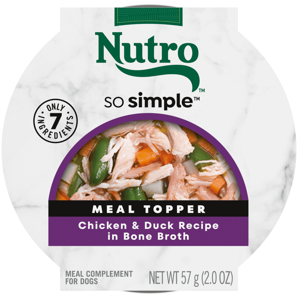 Nutro So Simple Dog Chicken and Duck Dog Food Topper