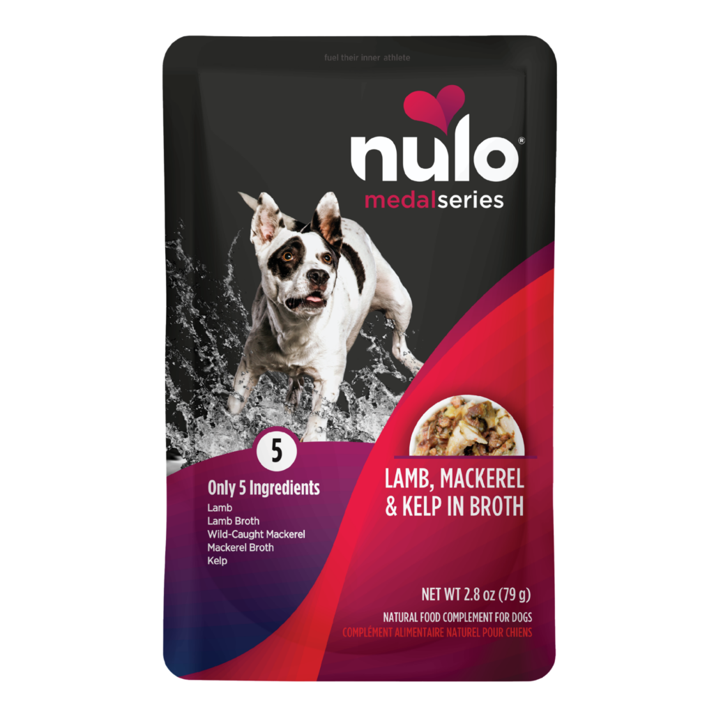 Nulo MedalSeries Meaty Pouches Lamb, Mackerel & Kelp Recipe Dog Food Topper