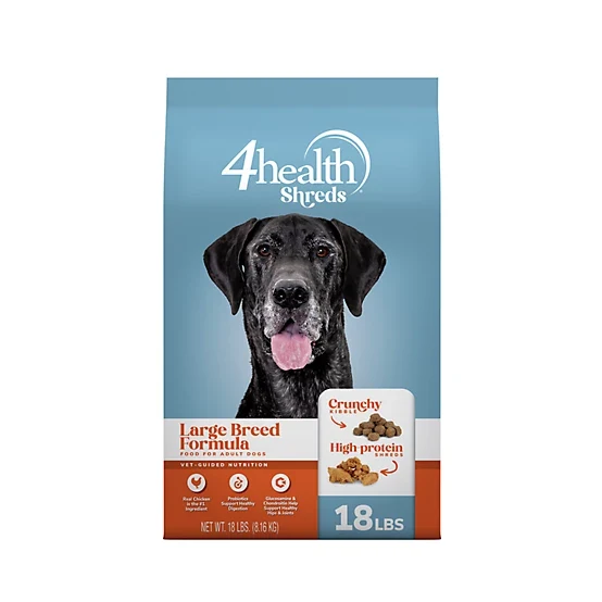 4health Shreds Large Breed Adult Chicken Formula Dry Dog Food