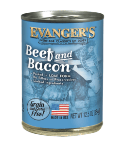 Evanger’s Super Premium Heritage Classic Beef & Bacon Wet Dog Food