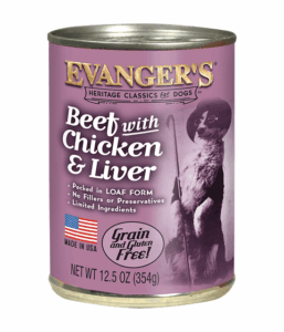 Evanger’s Super Premium Heritage Classic Beef, Chicken, & Liver Dog Food Topper