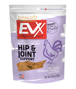 Evanger’s EVx Enhanced Diet Hip & Joint Support Chicken Jerky Dog Treats