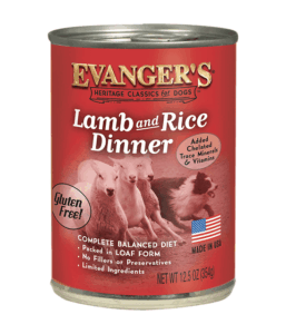 Evanger’s Heritage Classic Lamb & Rice Dinner - Case of 12 Wet Dog Food