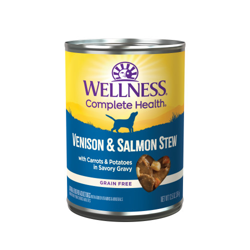Wellness Complete Health Venison & Salmon Wet Dog Food