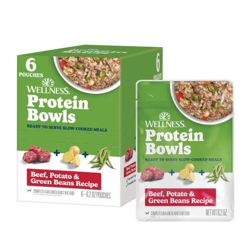 Wellness Core Protein Bowls Beef, Potato & Green Beans Wet Dog Food