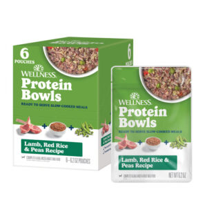 Wellness Core Protein Bowls Lamb, Red Rice & Peas Wet Dog Food