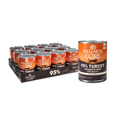 Wellness Core 95% Turkey & Spinach Wet Dog Food