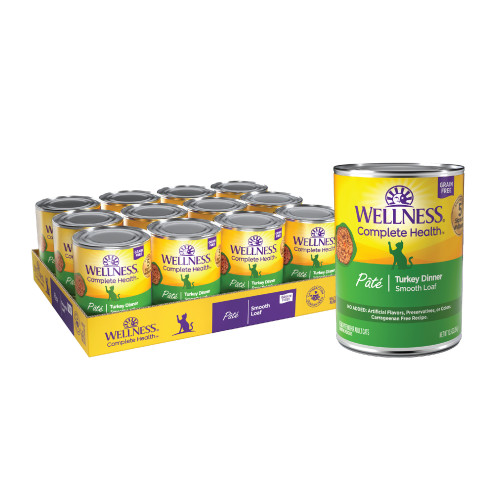 Wellness Complete Health Pate Turkey Dinner Smooth Loaf Wet Dog Food