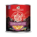 Stella & Chewy’s Wild Red : Whole Prey Chicken & Turkey Recipe, Protein Rich, Grain Free & Legume Free Stew Wet Dog Food