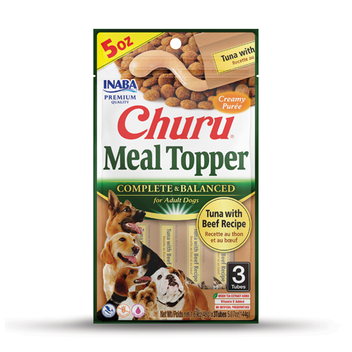Inaba Churu Meal Tuna with Beef Recipe Dog Food Topper