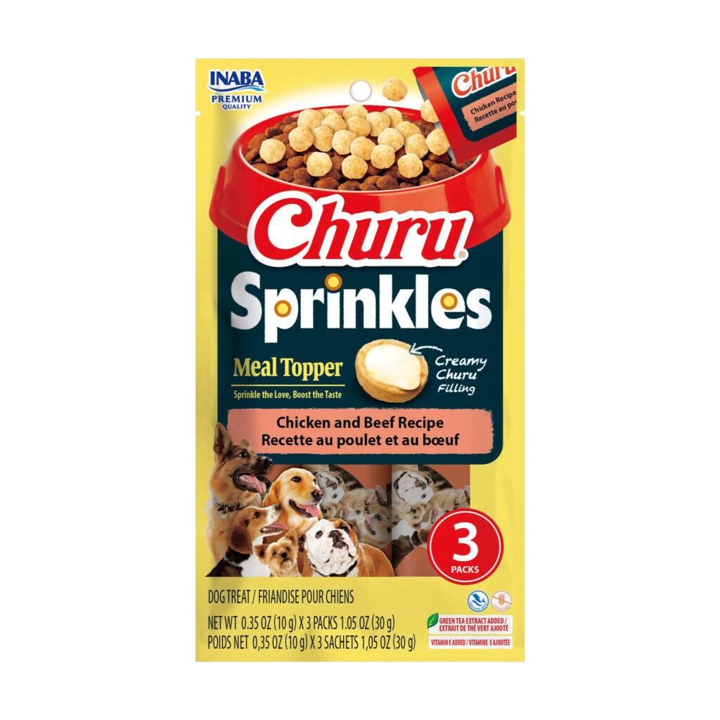 Inaba Churu Sprinkles Chicken and Beef Recipe Dog Food Topper