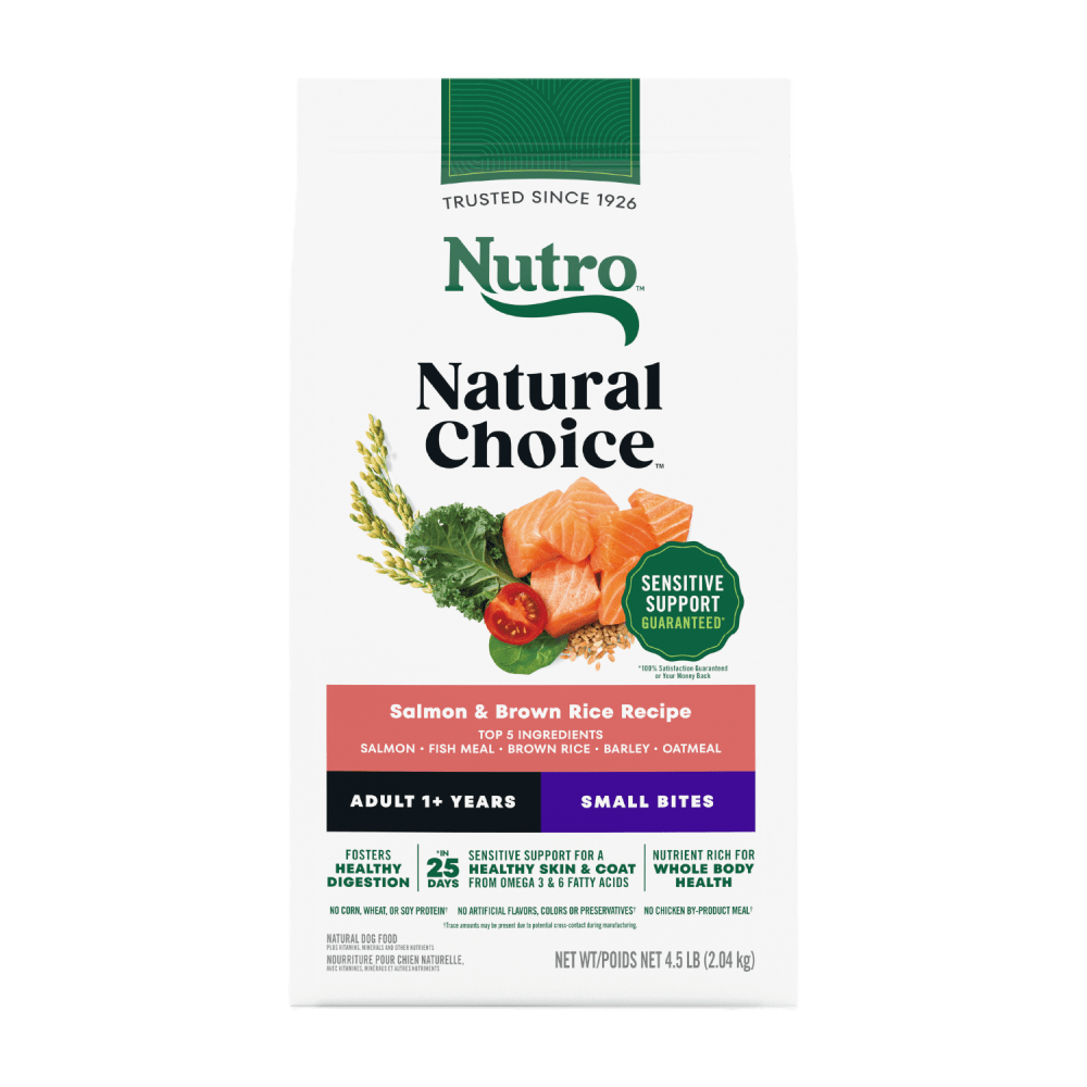 Nutro Natural Choice Adult Small Bites , Salmon & Brown Rice Dry Dog Food