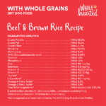 WholeHearted Adult Small-Breed Beef & Brown Rice Recipe with Whole Grains Dry Dog Food, photo 3