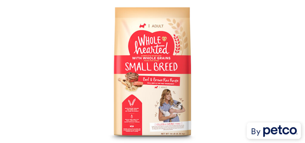 WholeHearted Adult Small-Breed Beef & Brown Rice Recipe with Whole Grains Dry Dog Food