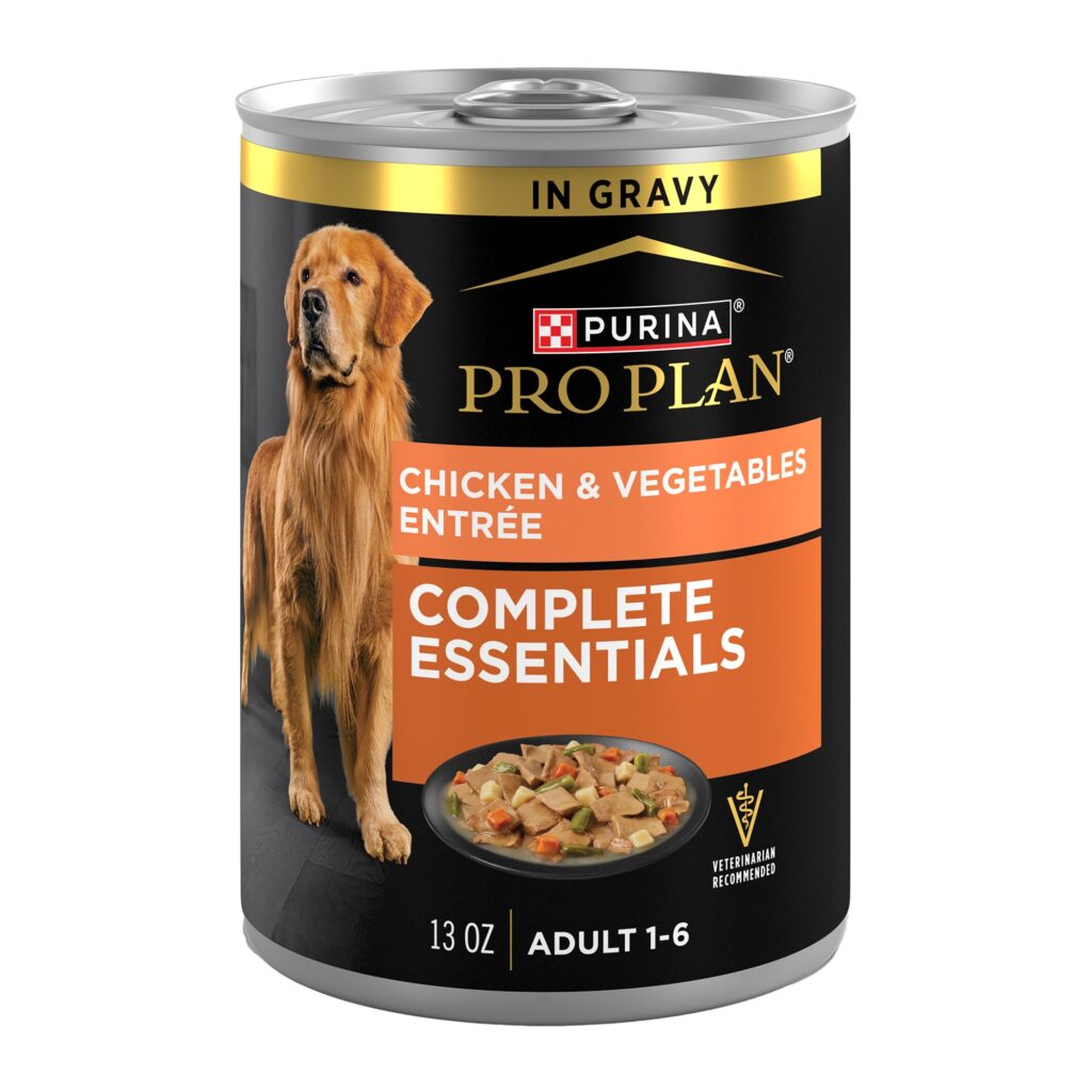 Purina Pro Plan Complete Essentials Adult Chicken & Vegetables Entrée Slices In Gravy Wet Dog Food