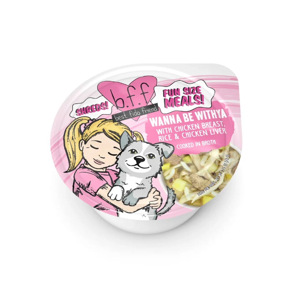 Weruva Dogs in the Kitchen BFF Fun Size Meals Wanna Be Withya Chicken & Rice Wet Dog Food