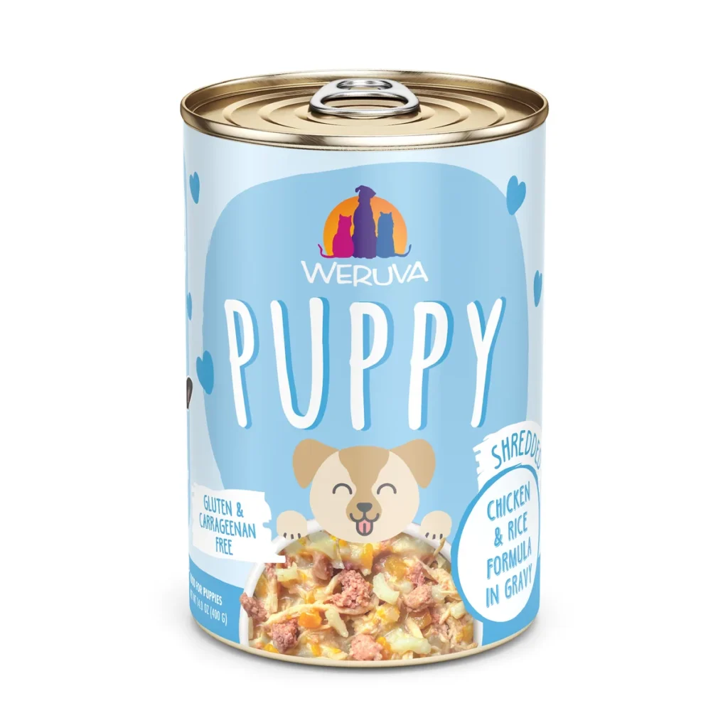 Weruva Dogs in the Kitchen Puppy Chicken & Rice Formula in Gravy Wet Dog Food