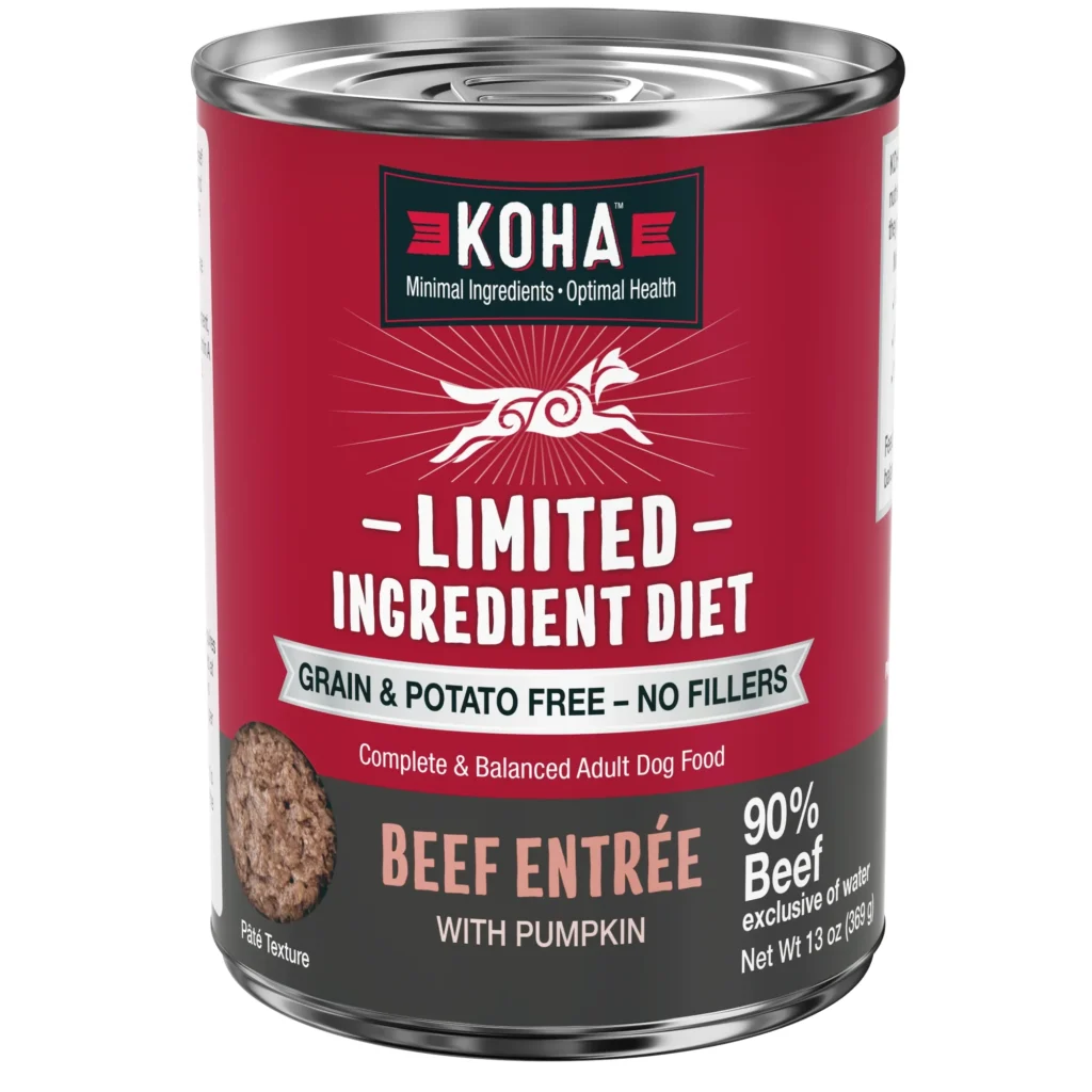 Koha Limited Ingredient Diet Beef Entrée Wet Dog Food
