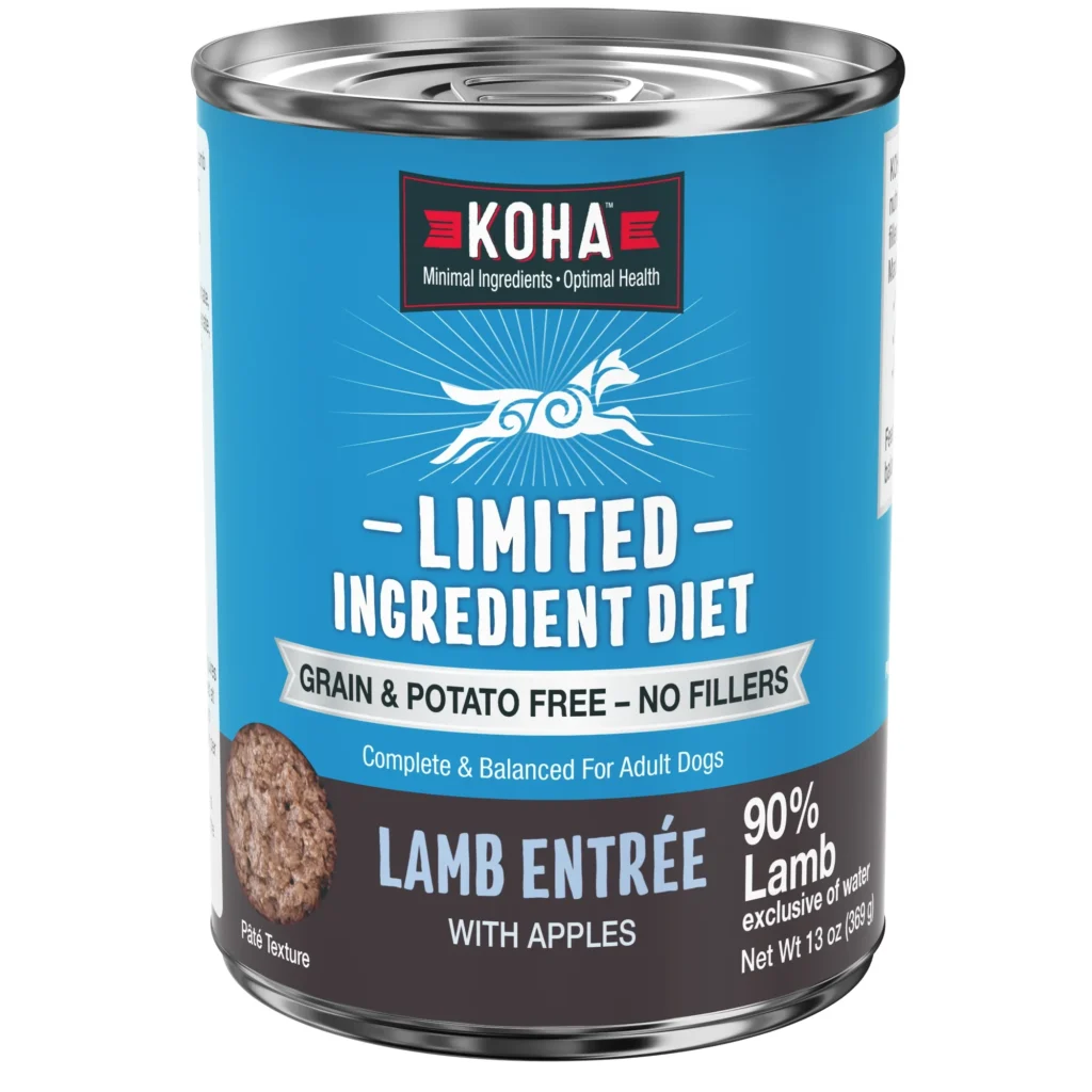 Koha Limited Ingredient Lamb Entrée Grain-Free Wet Dog Food