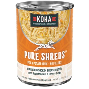 Koha Pure Shreds Shredded Chicken Breast Dog Entrée Wet Dog Food