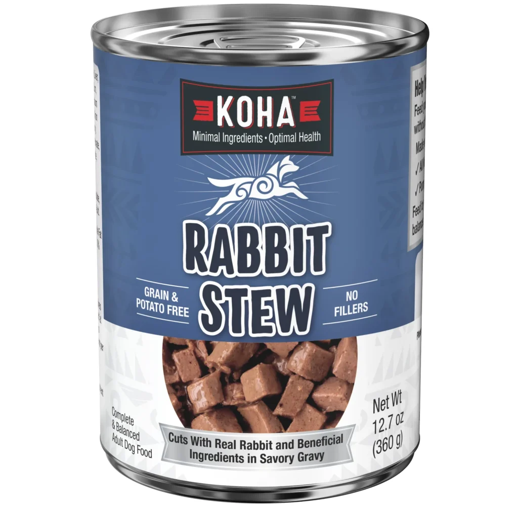 Koha Minimal Ingredient Stew Rabbit Stew Wet Dog Food