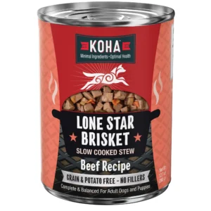 Koha Lone Star Brisket Slow Cooked Stew Wet Dog Food