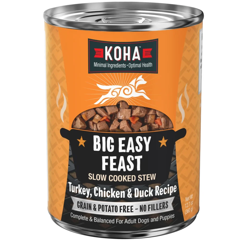 Koha Big Easy Feast Slow Cooked Stew Wet Dog Food