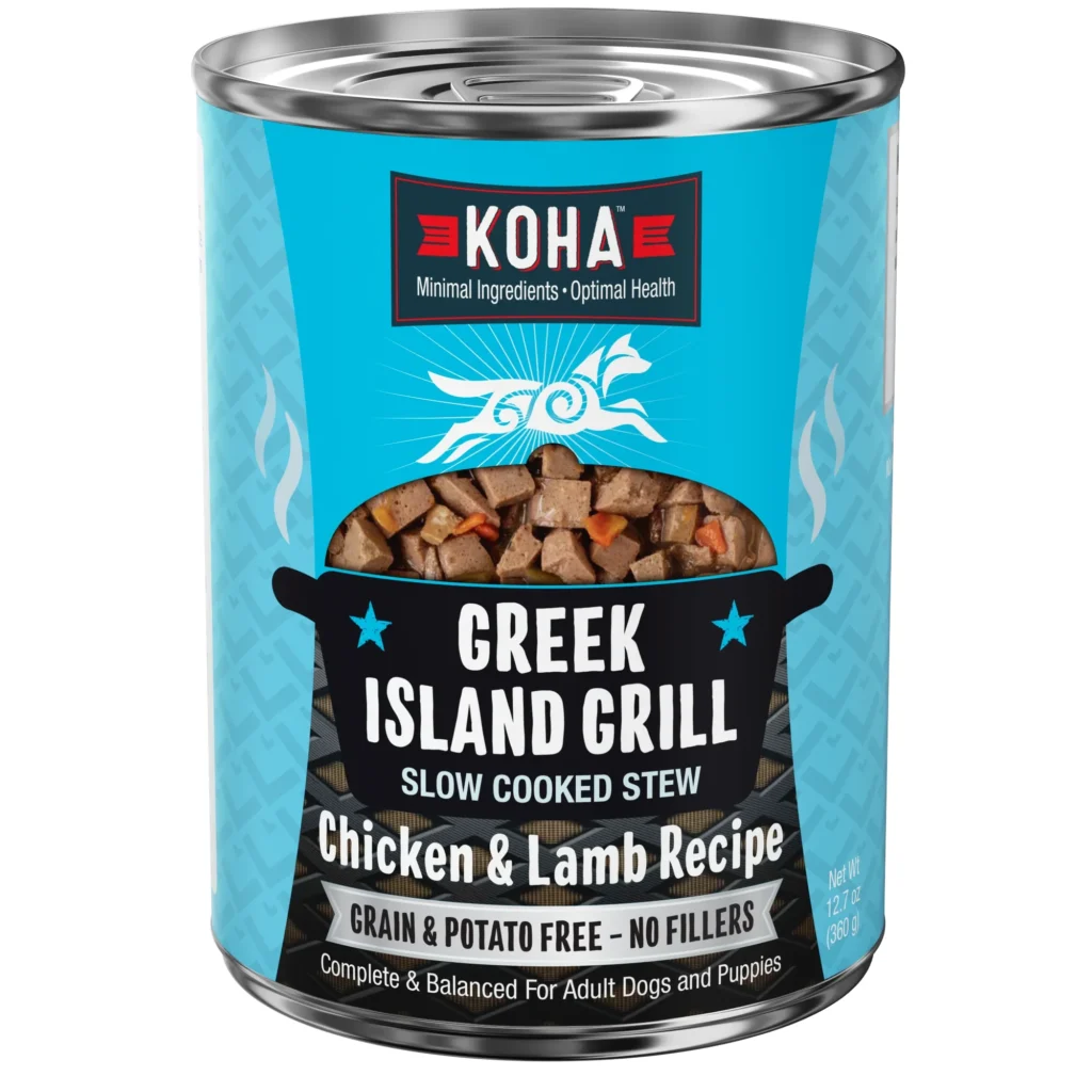 Koha Greek Island Grill Slow Cooked Stew Wet Dog Food