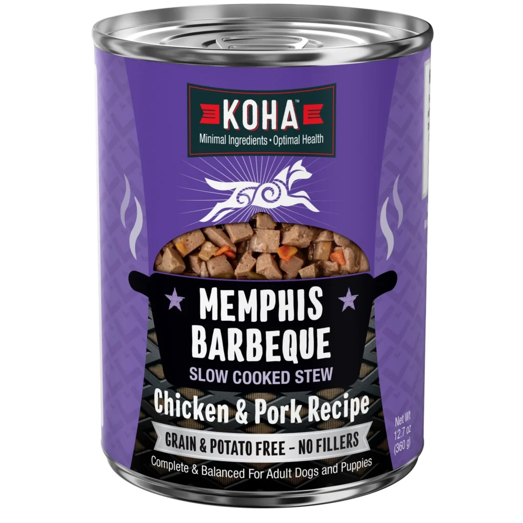 Koha Memphis BBQ Slow Cooked Stew Wet Dog Food