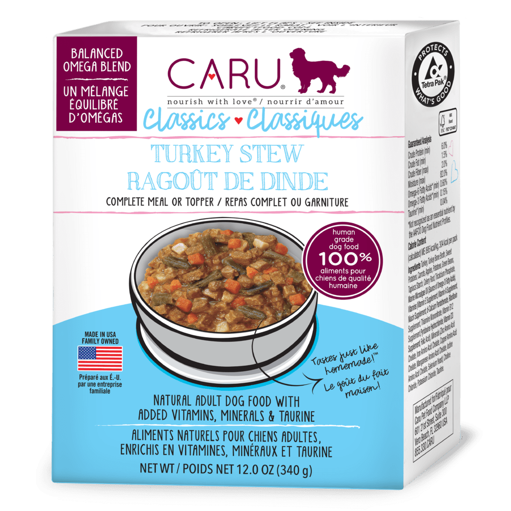 Caru Classics (Natural Stews) Classics Turkey Stew Grain-Free Wet Dog Food