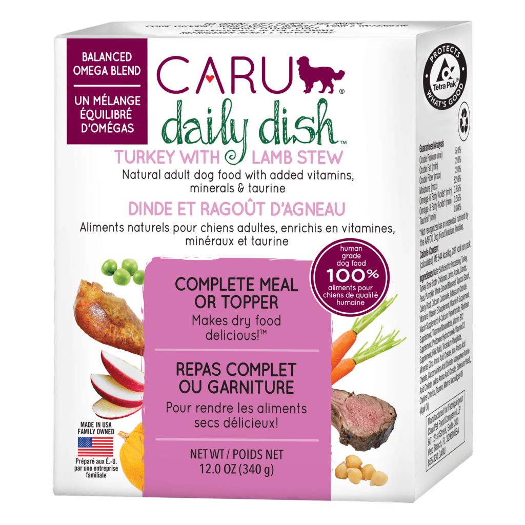 Caru Classics Daily Dish Turkey with Lamb Stew Grain-Free Wet Dog Food