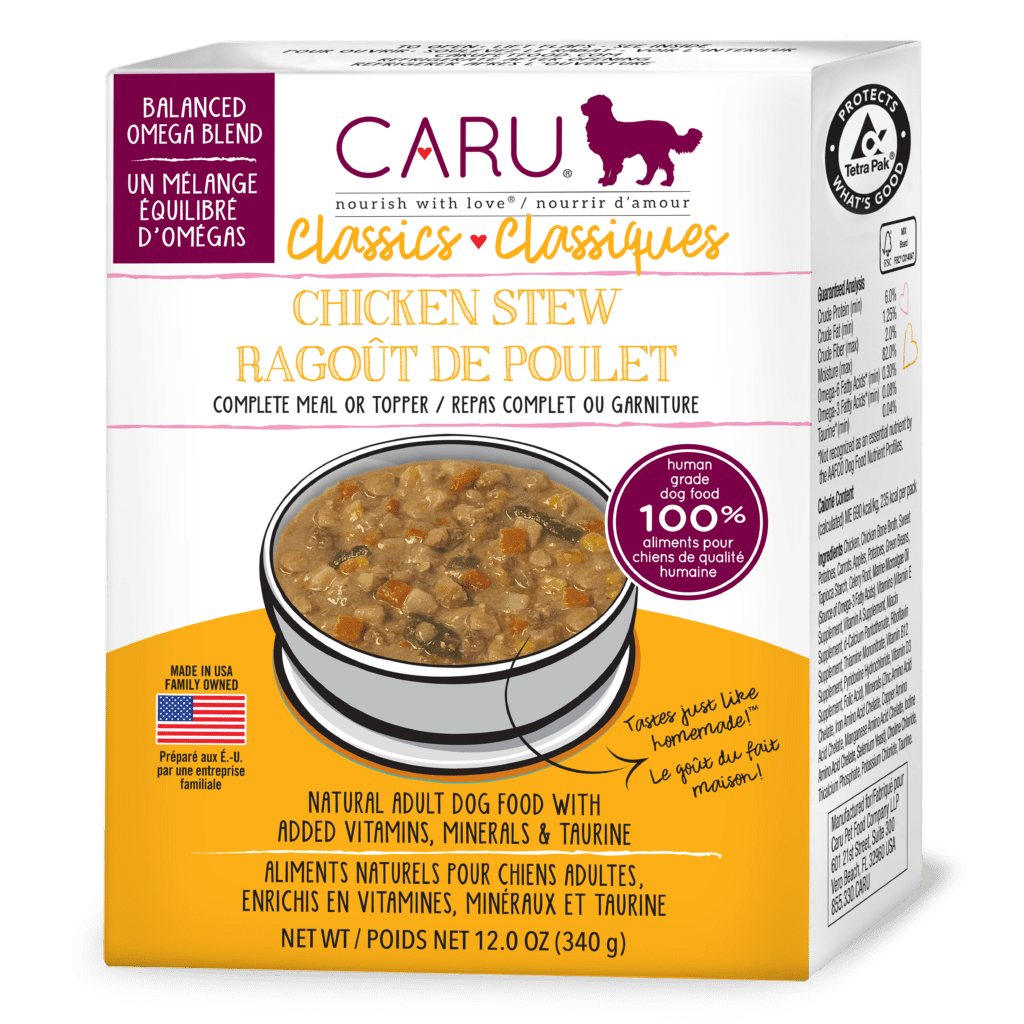 Caru Classics (Natural Stews) Classics Chicken Stew Grain-Free Wet Dog Food