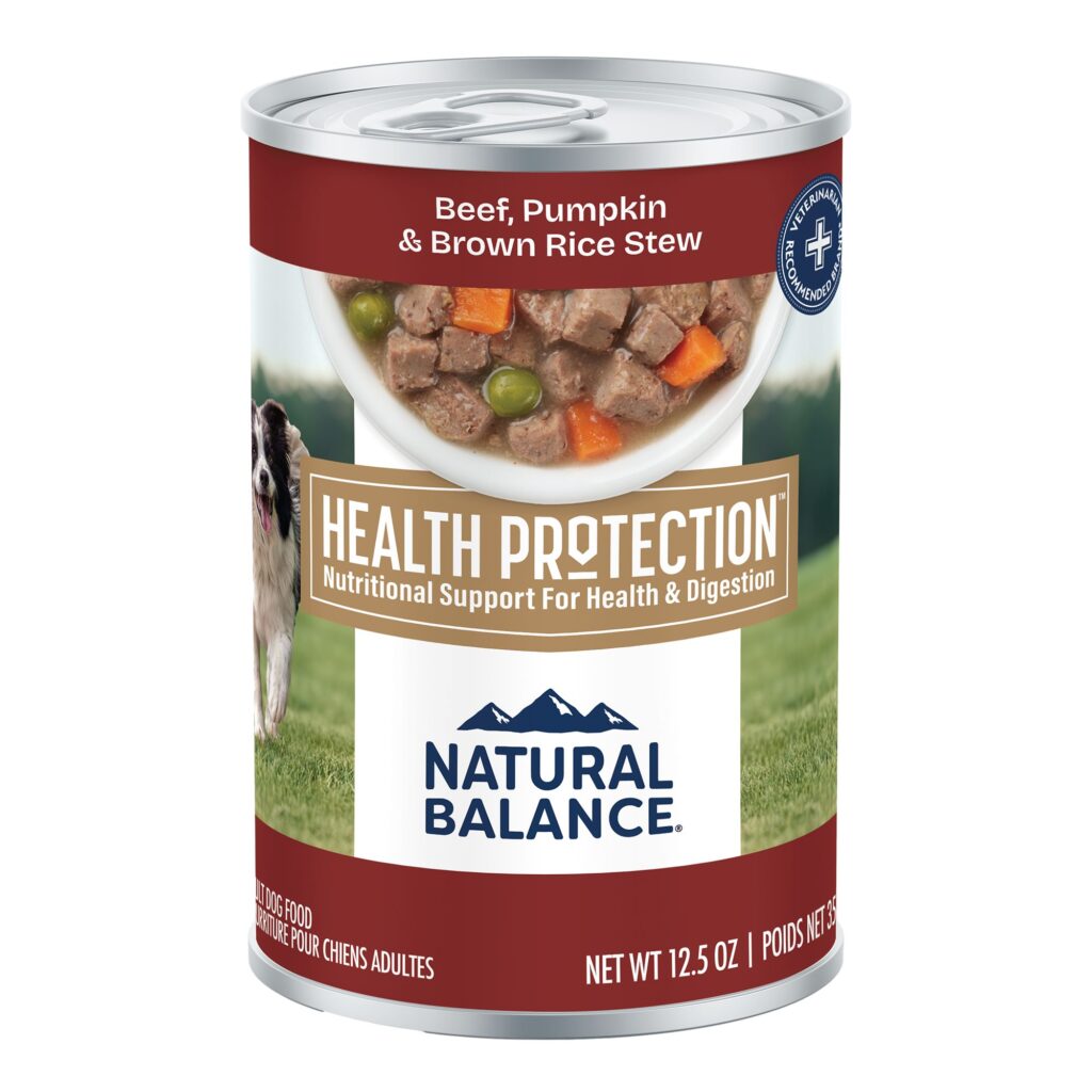 Natural Balance Health Protection Beef & Pumpkin Stew Recipe Wet Dog Food