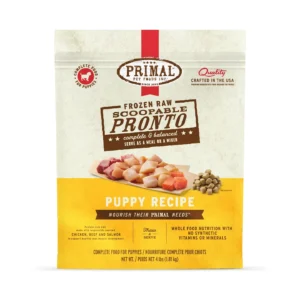 Primal Raw Scoopable Pronto Puppy Frozen Dog Food