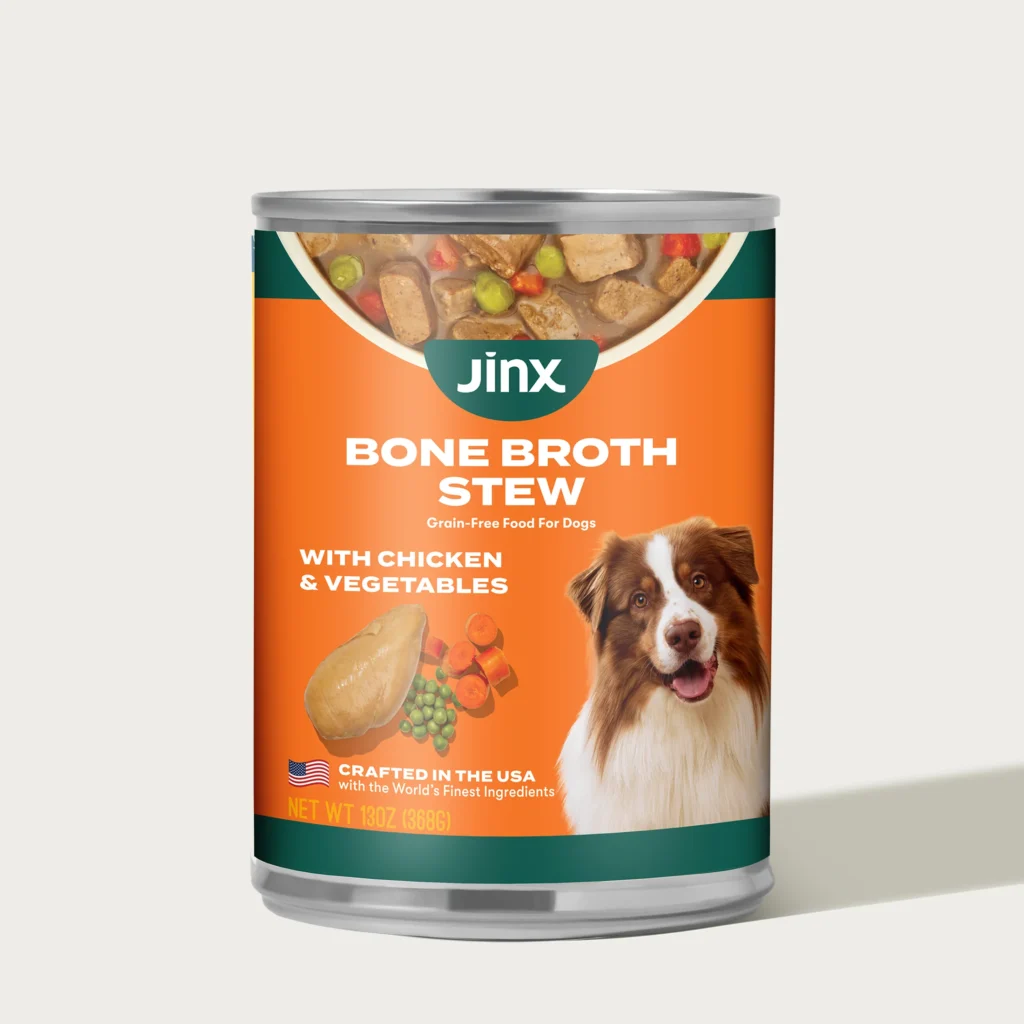 Jinx Chicken & Vegetable Bone Broth Stew Wet Dog Food