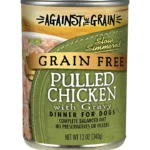 Against the Grain Pulled Chicken with Gravy Dinner Wet Dog Food