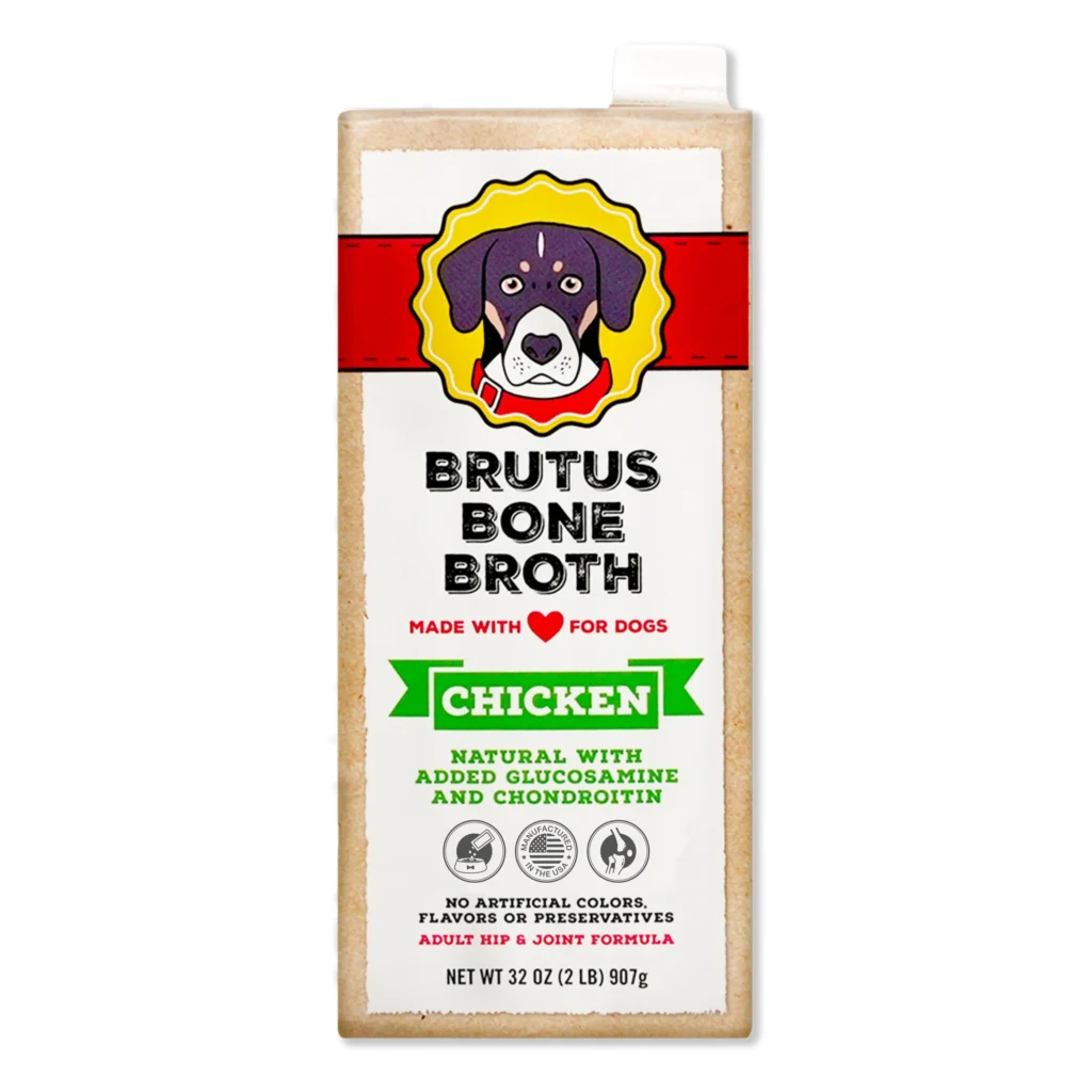 Brutus Broth Brutus Bone Broth for Dogs - Chicken Dog Food Topper