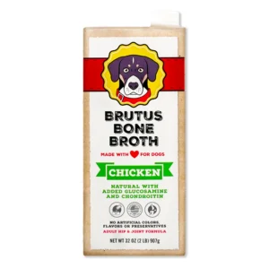 Brutus Broth Brutus Bone Broth for Dogs - Chicken Dog Food Topper