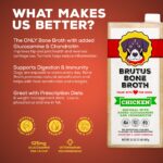 Brutus Broth Brutus Bone Broth for Dogs - Chicken Dog Food Topper, photo 4