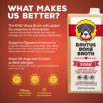 Brutus Broth Brutus Bone Broth for Dogs - Pork| & Gravy Dog Food Topper, photo 5