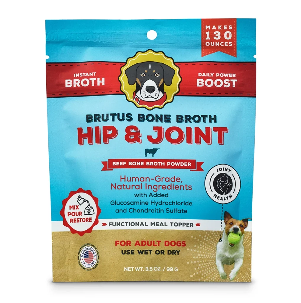 Brutus Broth Hip & Joint Meal Topper Hip & Joint Mega Pack Dog Food Topper